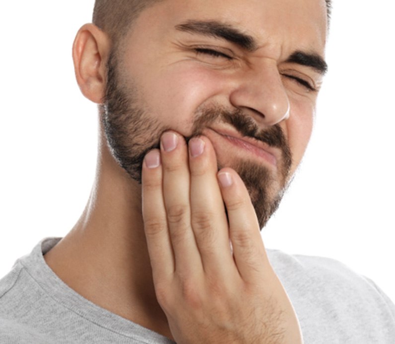 Man with jaw pain in Albuquerque