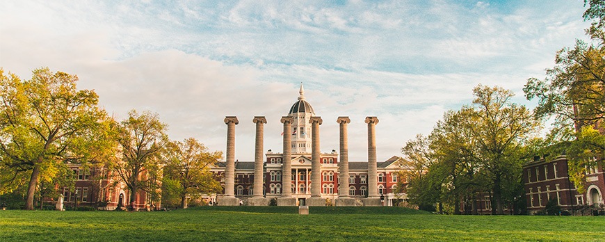 Outside view of dental school building